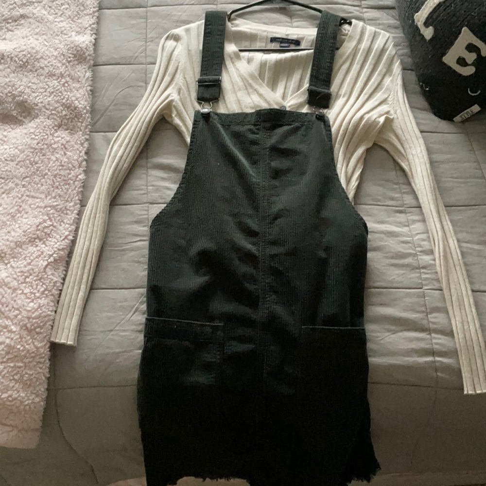 American eagle sweater & corduroy dress